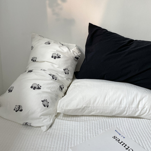 单品搭配纯棉全棉枕套一对装枕芯，内胆套枕头皮单个48x74cm枕头套
