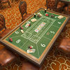 德州扑克桌子德州扑克桌布垫橡胶台垫筹码桌游桌垫长方形桌面垫皮