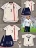 2002世界杯英格兰球衣主场贝克汉姆短长袖足球服鲁尼欧文复古套装
