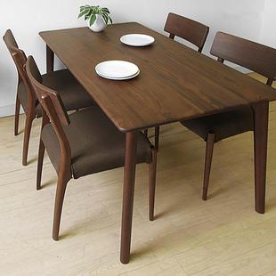 实木餐桌椅日式家具简约饭桌餐桌，北欧现代小户w型，白橡木(白橡木)餐桌