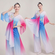 秧歌服演出服2020民族广场，舞套装现代古典扇子舞蹈服装女成人