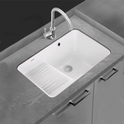 箭牌卫浴陶瓷洗衣盆带搓板阳台柜洗衣池家用水槽一体台下洗手盆