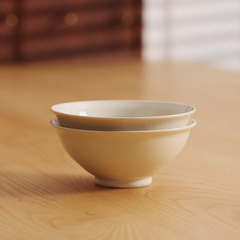 景德镇高温家用日式小号白色陶瓷碗