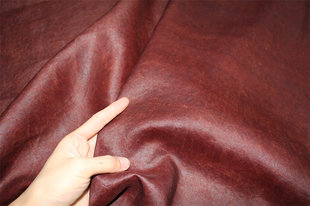 紫檀色红云纱老料纯色古朴红莨30姆米重磅真丝面料服装丝绸布料