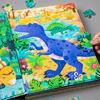 恐龙拼图磁力儿童3到6岁磁性平图2岁男孩女孩宝宝益智玩具积木片