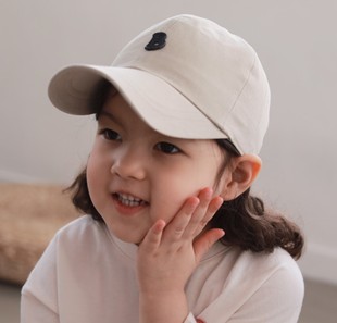 韩国进口男女宝宝婴儿童，帽子春秋季韩版鸭舌帽棒球帽1-3岁遮阳帽