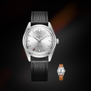 老上海钻石牌手表复古腕表真皮带怀旧国表8021简约男式机械表