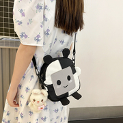 手机斜挎包女日系少女可爱卡通小挎包背包休闲韩版学生个性单肩包