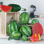 仿真西瓜模型假西瓜片水果，蔬菜摄影居家装饰早教画室道具玩具塑料