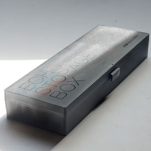 kaco透明塑料文具盒，收纳铅笔盒男女孩日系ins小学生高颜值收纳盒