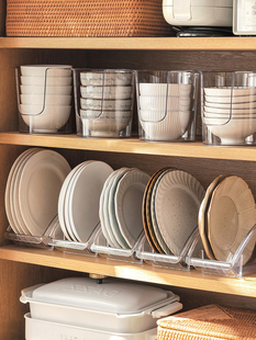 厨房碗架塑料碟盘子收纳架架放碗饭碗碟沥水，架餐具置物盒碗柜碗架