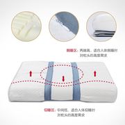 龙牌颈椎枕 保健枕 龍枕 凹槽按摩式乳胶枕 呵护颈椎专用枕头