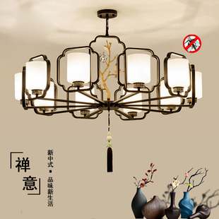 新中式吊灯客厅灯中式餐厅禅意现代中国风酒店饭店包间包厢餐厅灯
