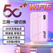 无线充电宝流量卡无限速随身WIFI路由器代替移动电信联通2024年大容量带线迷你