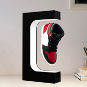 球鞋磁悬浮旋转展示架AJ篮球鞋架网红创意礼物亚克力LED发光鞋盒