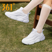 361女鞋运动鞋2024春夏，透气减震跑步鞋子，轻便厚底增高老爹鞋