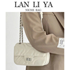 兰莉娅BAG潮牌设计链条小包单肩斜挎包女今年流行包百搭通勤包女
