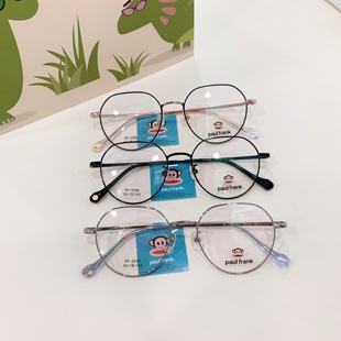 大嘴猴复古金属眼镜架舒适小版成人学生近视眼镜框配镜片3596