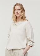 23aw丹麦进口aiayudeeba有机棉长袖针织极简风格polo衫