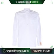 香港直邮goldengoose男士，白色棉质牛津衬衫