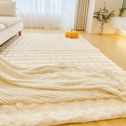 2023加厚奶油风毛绒地毯卧室床边毯家用地垫客厅茶几毯大面积