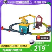 自营托马斯小火车大师卡莉和桑迪电动轨道，玩具系列朋友套装