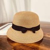 今年流行的太阳帽子2021年女式带沿鱼夫女帽渔夫帽沙滩草帽