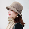 羊毛呢妈妈帽气质潮流中年女秋冬季韩版时尚洋气中老年人帽子