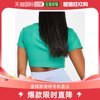 香港直邮潮奢 daisy street 女士雏菊街头风格短袖短款绿色上