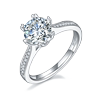 m26c1.5克拉莫桑钻戒指925银镀白金小众设计女戒婚戒情人节礼物