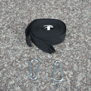 户外木棍加厚帆布吊床，专用绑带吊绳，绑绳配弹簧挂扣s扣