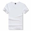 V领莱卡棉男女空白T恤印制来图定制广告衫文化衫个性班服