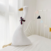 棉布大白鹅抱枕安抚布艺玩具可爱公仔沙发，床上靠枕生日礼物网红鹅
