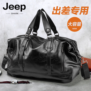 jeep吉普男包大容量行李袋，商务休闲手提包，单肩斜跨包出差旅行背包