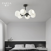 帕莎全铜玻璃卧室吸顶灯意式极简客厅吊灯现代简约设计师书房灯具
