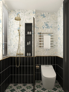 卫生间防水瓷砖贴纸浴室墙贴不伤墙面小清新厕所自粘墙纸翻新改造