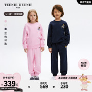 teenieweeniekids小熊童装24年春男女童，运动卫衣卫裤套装