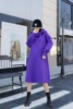 妙糖女装长款高贵紫色连帽卫衣太空棉休闲好品质显瘦百搭