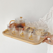 中式茶具套装家用玻璃茶杯耐高温泡茶壶茶水分离下午茶养生花茶杯