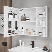 太空铝加厚浴室镜柜，智能美妆收纳架，卫生间单独挂墙式梳妆镜子防水