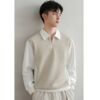 假两件polo卫衣男春秋季潮流休闲长袖t恤针织拼接秋装上衣服外套