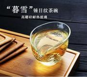 日式手工锤纹公道杯高硼硅耐热玻璃茶具，随性茶海分茶器功夫茶具