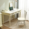 实木书桌简约学习桌小书，桌子卧室家用欧式办公桌，电脑桌美式写字台