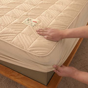 全棉加厚床笠单件夹棉防滑固定床罩纯棉席梦思床垫保护套薄棕垫罩