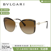 BVLGARI/宝格丽 方形金属 女款太阳眼镜墨镜0BV6128B