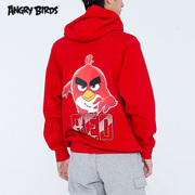 ANGRY BIRDS/愤怒的小鸟男士卫衣连帽套衫秋冬宽松纯棉上衣街头潮