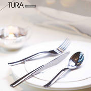 WNK叉餐具西餐TURA系列304不锈钢3件套牛排叉勺酒店定制商用