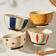 日式陶瓷饭碗家用2024特别好看的米饭碗高颜值吃饭碗礼盒小碗