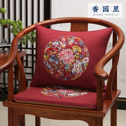 红木沙发坐垫中式实木，家具椅子凳垫圈椅太师椅，茶椅座垫防滑座椅垫