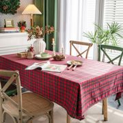 英伦风色织格子美式田园餐桌布，茶几装饰布艺，台布沙发多用装饰盖布